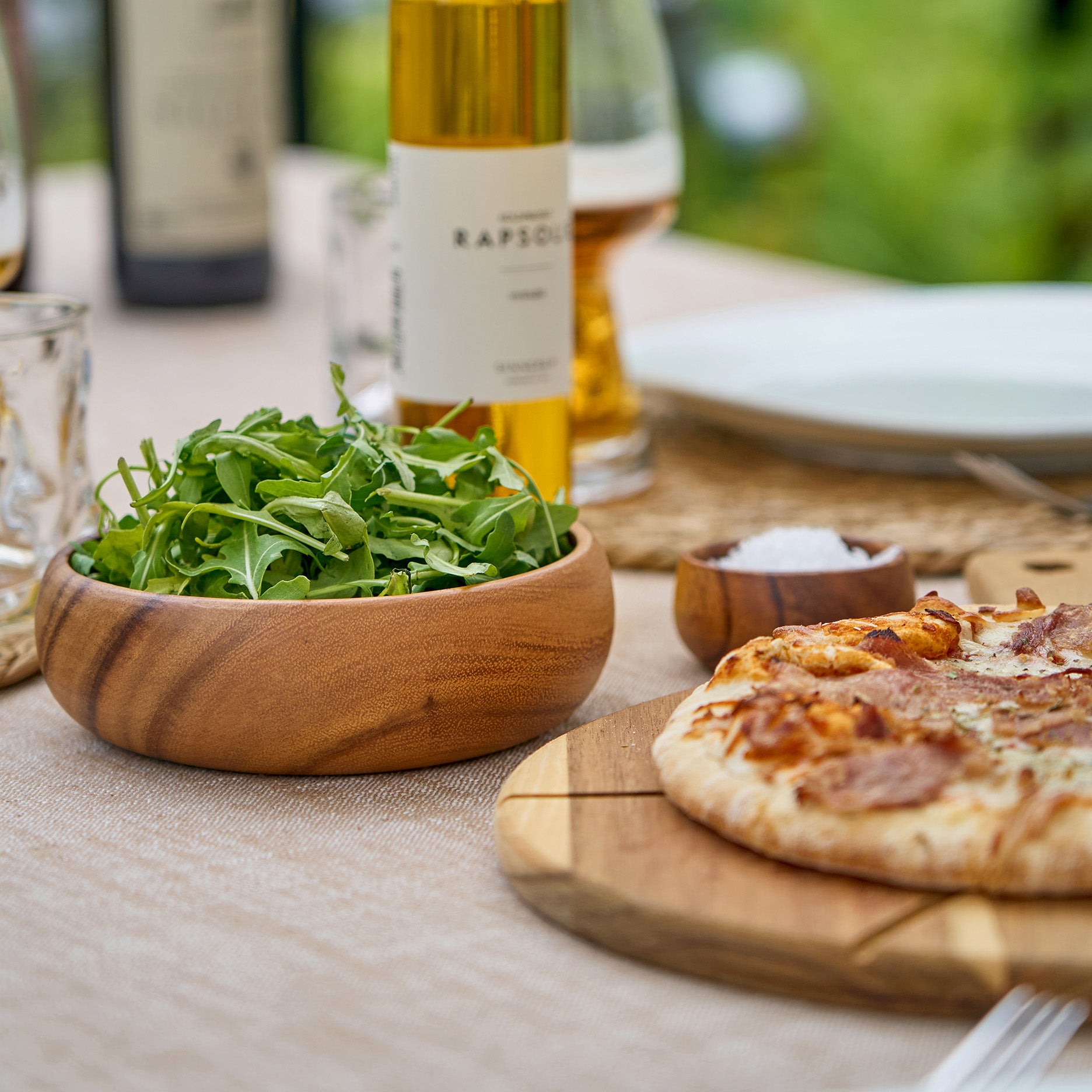 Auri akacia skål Ø15xH5